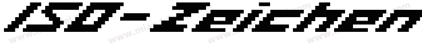 ISO-Zeichen Lidl-Fon字体转换